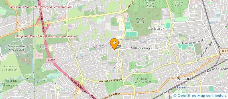 localisation de l'entreprise 55 ST JOSEPH  PESSAC