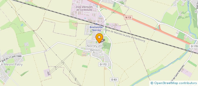 localisation de l'entreprise 555 IMMOBILIER  SAINT-MANVIEU-NORREY