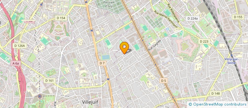 localisation de l'entreprise 56 CORP.  VITRY-SUR-SEINE