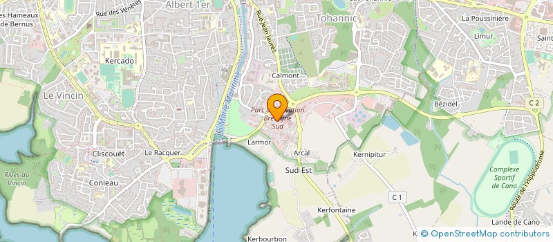 localisation de l'entreprise 56 DEGRES à VANNES