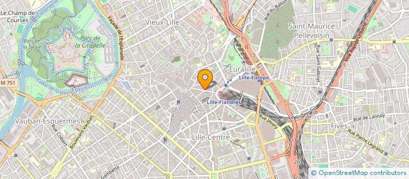 localisation de l'entreprise 56 RG à LILLE