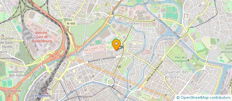 localisation de l'entreprise 56 RUE JACQUES KABLE  STRASBOURG