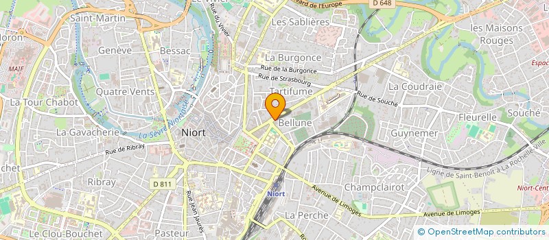 localisation de l'entreprise 56AVENUE  NIORT