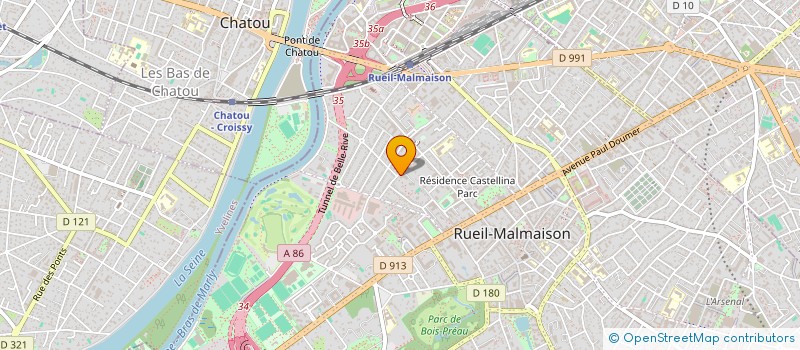 localisation de l'entreprise 57 CRAMAIL à RUEIL MALMAISON