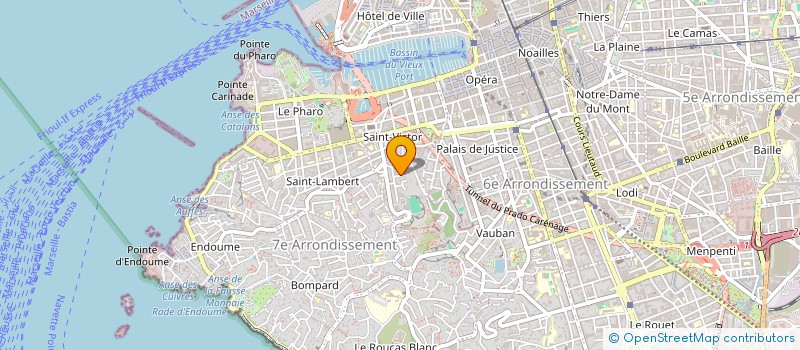 localisation de l'entreprise 57 RUE BAYARD MLLE  MARSEILLE