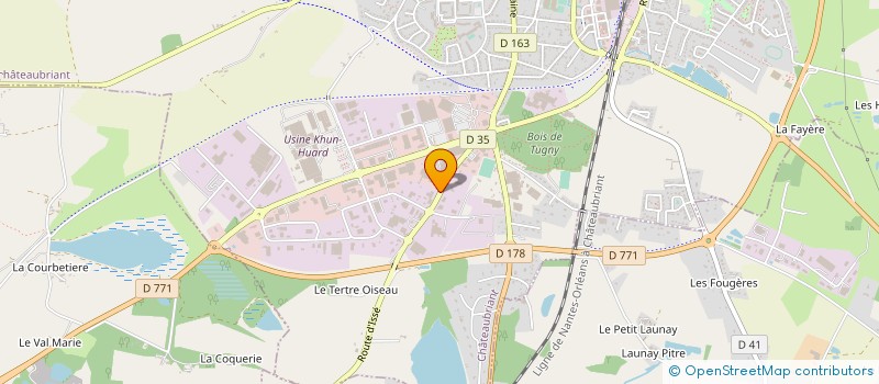 localisation de l'entreprise 576 944 607   CHATEAUBRIANT