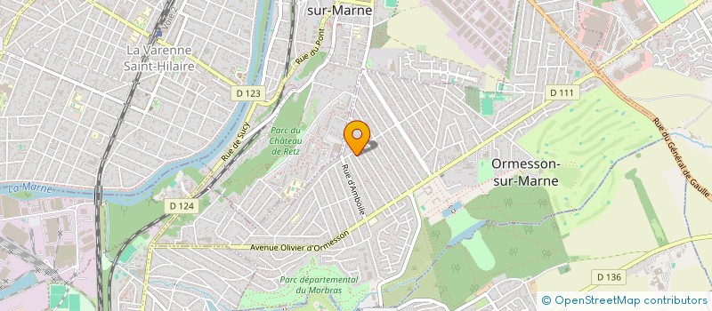 localisation de l'entreprise 58 CARNOT  ORMESSON-SUR-MARNE