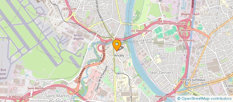 localisation de l'entreprise 58 GAMBETTA à TOULOUSE