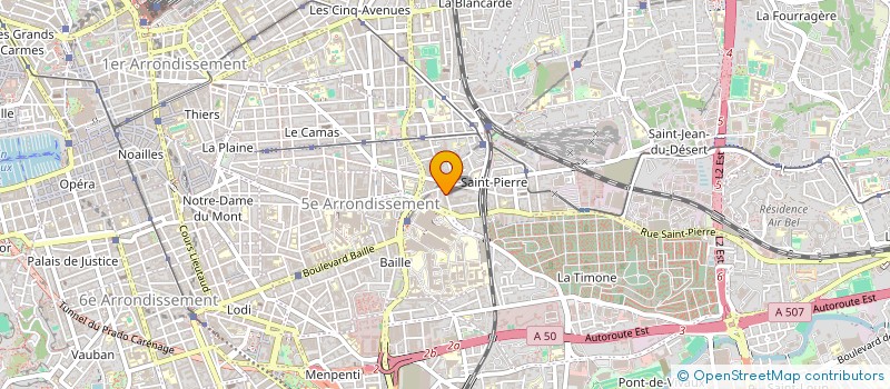 localisation de l'entreprise 58 RUE J MARTIN à MARSEILLE