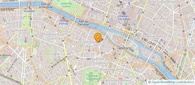 localisation de l'entreprise 58 RUE MAZARINE  PARIS