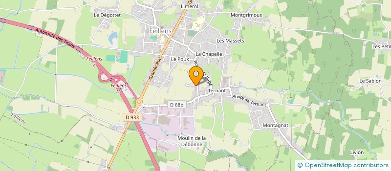 localisation de l'entreprise 583  FEILLENS