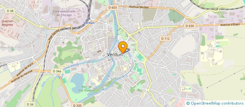 localisation de l'entreprise 5858 à VERDUN