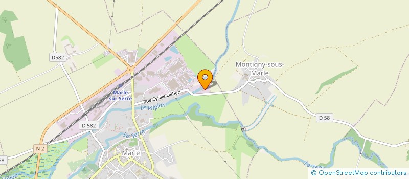 localisation de l'entreprise 586 370 876   ORIGNY-SAINTE-BENOITE