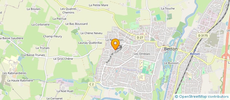 localisation de l'entreprise 59 MONT ST MICHEL  BETTON