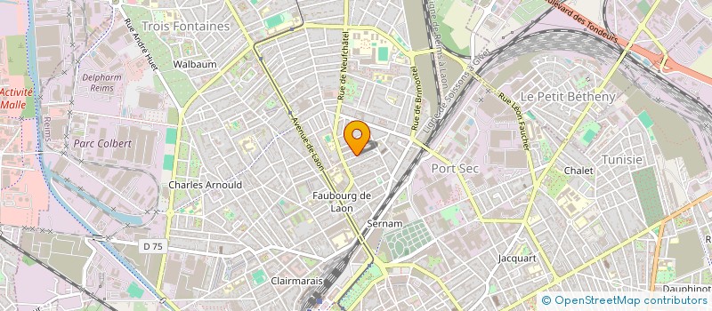 localisation de l'entreprise 599 LEARN  REIMS