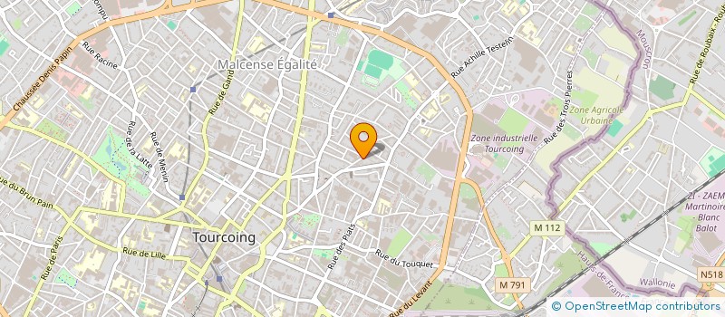 localisation de l'entreprise 59E CHARS RC  TOURCOING