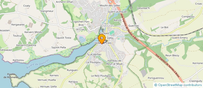 localisation de l'entreprise 5A  DAOULAS