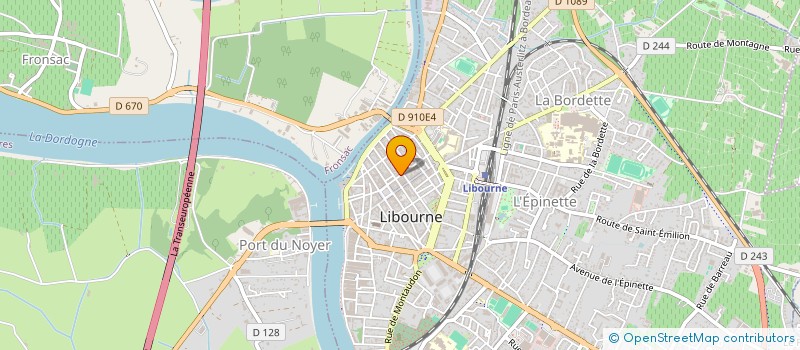 localisation de l'entreprise 5A BANZAI  LIBOURNE