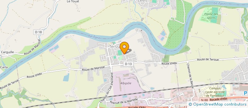 localisation de l'entreprise 5AS  TERSSAC