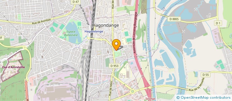 localisation de l'entreprise 5B 1 R à HAGONDANGE