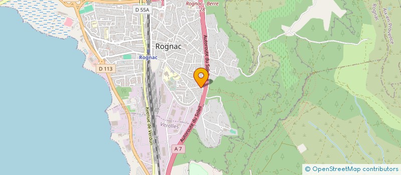 localisation de l'entreprise 5B IMMO 13  ROGNAC