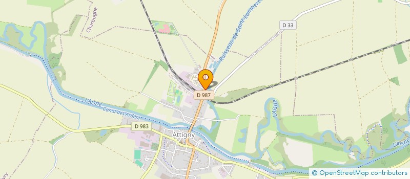 localisation de l'entreprise 5B IMMO  ATTIGNY