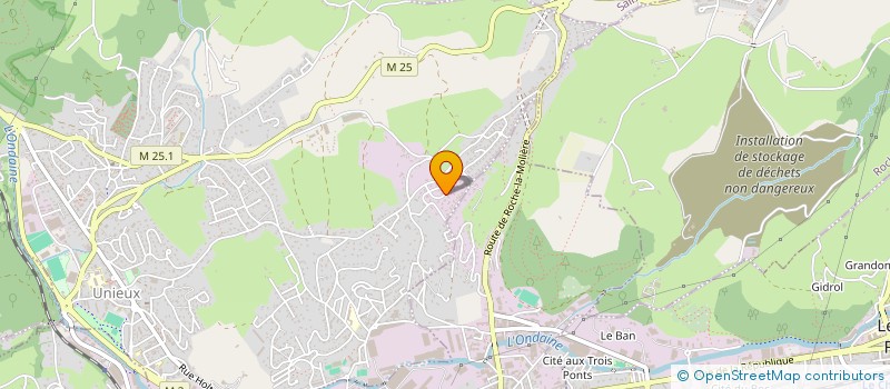 localisation de l'entreprise 5B-SMHEL  UNIEUX