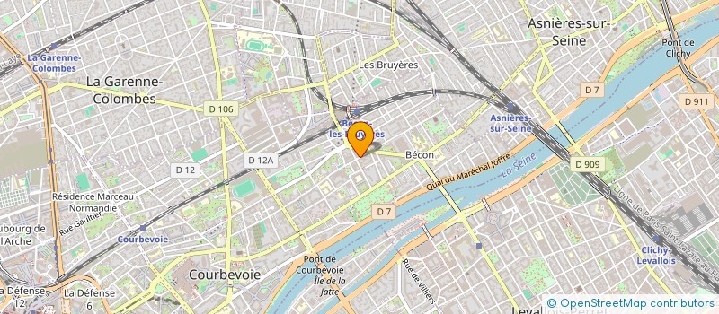 localisation de l'entreprise 5BIS à COURBEVOIE