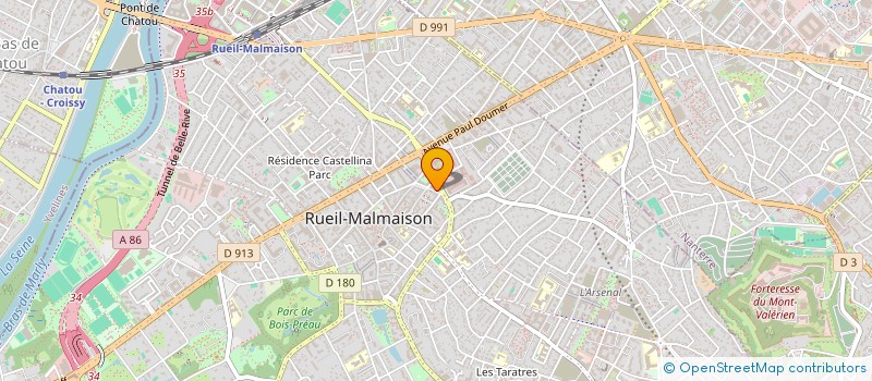 localisation de l'entreprise 5BIS RUE MAROLLET à RUEIL-MALMAISON