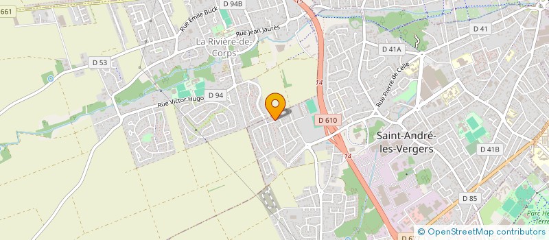 localisation de l'entreprise 5BOUQUOT3  SAINT-ANDRE-LES-VERGERS