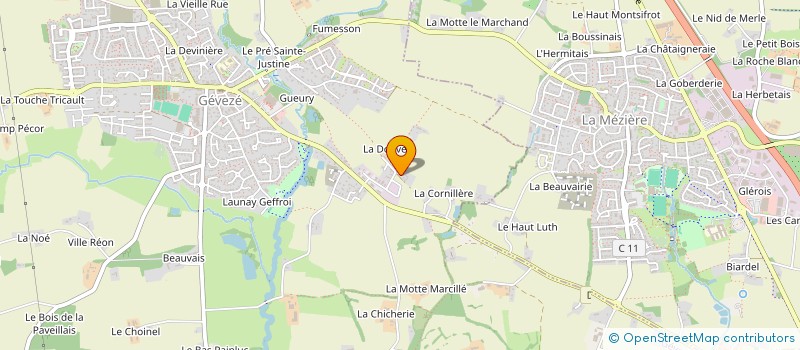 localisation de l'entreprise 5BZL  GEVEZE