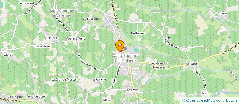 localisation de l'entreprise 5C  SAINT-ETIENNE-DES-OULLIERES