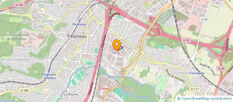 localisation de l'entreprise 5C à PALAISEAU