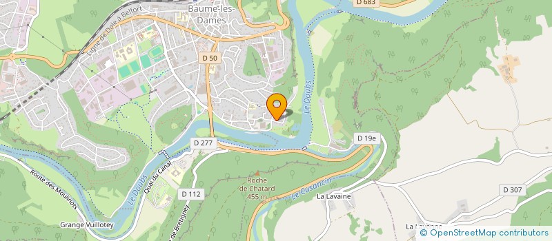 localisation de l'entreprise 5C  BAUME-LES-DAMES