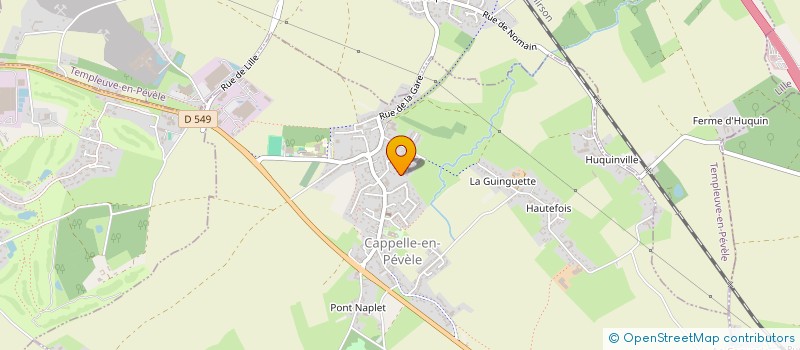 localisation de l'entreprise 5C CLOTHES  TEMPLEUVE-EN-PEVELE