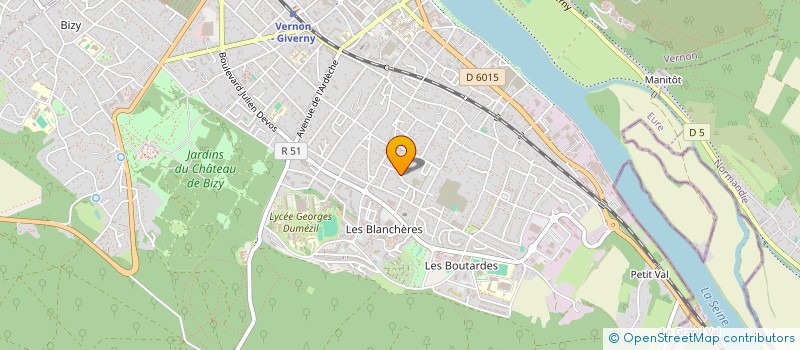 localisation de l'entreprise 5C ET COMPAGNIE à VERNON