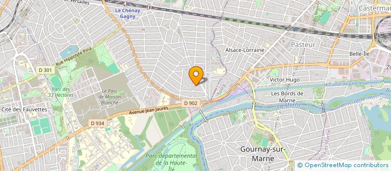 localisation de l'entreprise 5C GAGNY à GAGNY