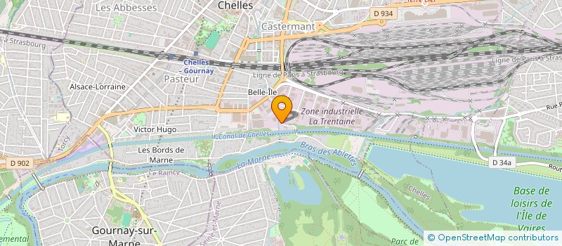 localisation de l'entreprise 5C INVEST  CHELLES