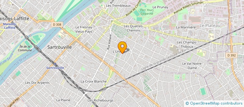 localisation de l'entreprise 5C INVEST  SARTROUVILLE