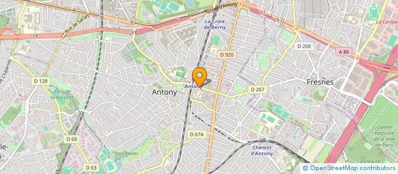 localisation de l'entreprise 5C3TIL INVEST à ANTONY