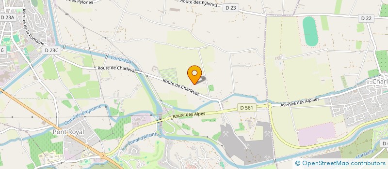 localisation de l'entreprise 5CG  MALLEMORT