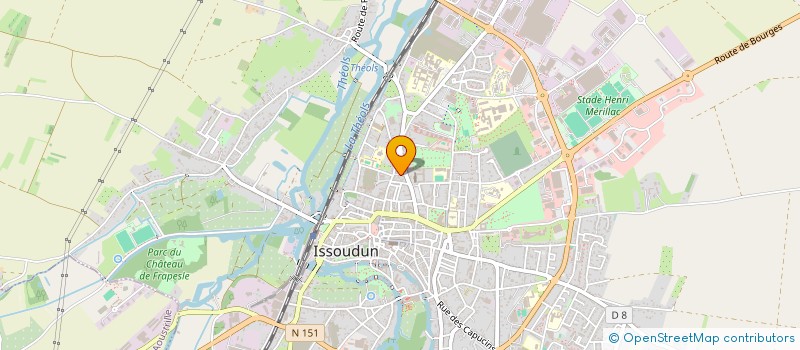localisation de l'entreprise 5CYRLOC à ISSOUDUN