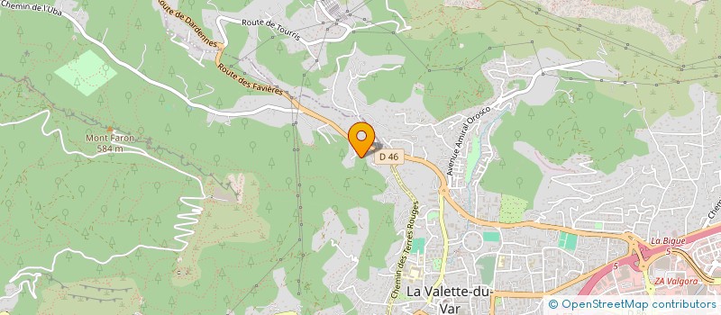 localisation de l'entreprise 5D  TOULON