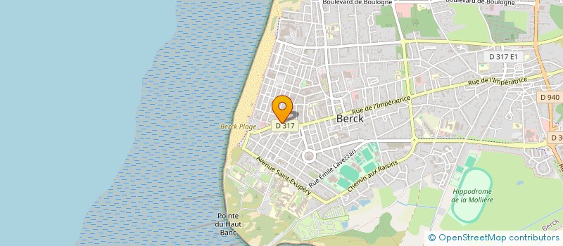 localisation de l'entreprise 5D GESTION  BERCK