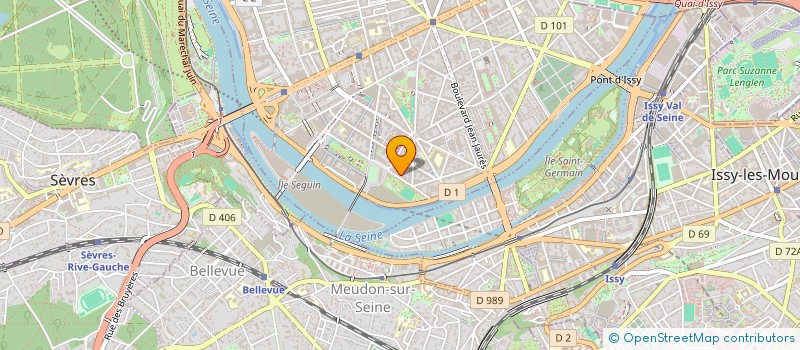 localisation de l'entreprise 5D VRD à BOULOGNE-BILLANCOURT