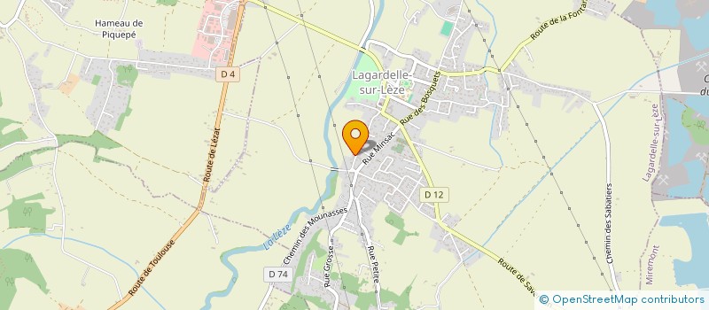 localisation de l'entreprise 5DPHI à LAGARDELLE SUR LEZE