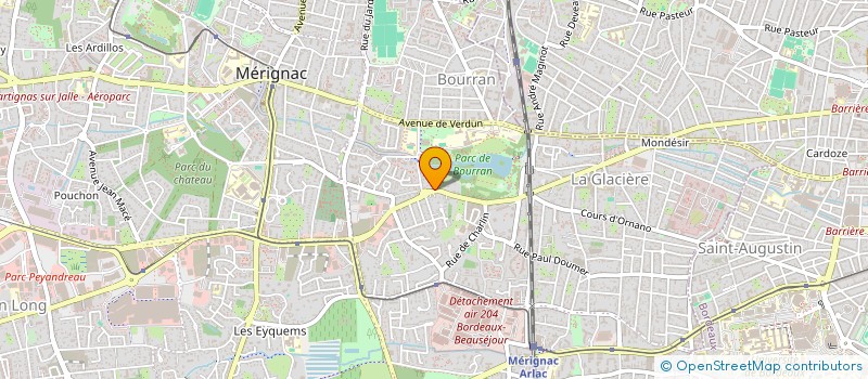 localisation de l'entreprise 5E  MERIGNAC