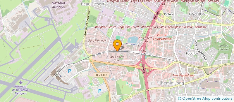 localisation de l'entreprise 5EME AVENUE à MERIGNAC