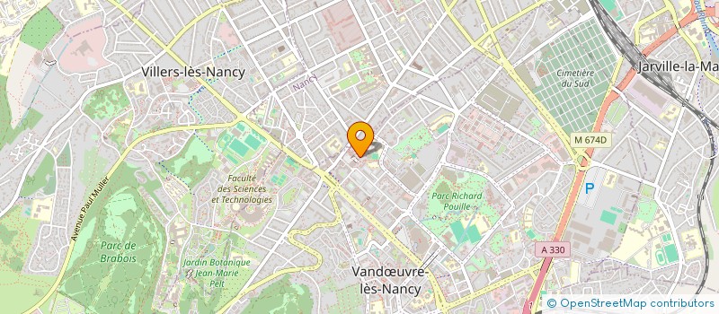 localisation de l'entreprise 5EME ETAGE à VANDŒUVRE-LES-NANCY