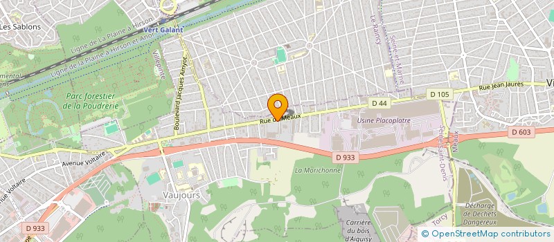 localisation de l'entreprise 5EME SAISON  VAUJOURS